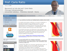Tablet Screenshot of carloratto.it